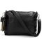 Women Casual Crossbody Bag Tassel Messenger Bag Leisure Zipper Shoulder Bag - Black