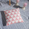 Pink Hand Knitting Pattern Linen Pillow Case Home Fabric Sofa Mediterranean Cushion Cover - #5
