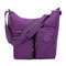 Women Nylon Leisure Waterproof Shoulder Bag Travel Mummy bag - Purple 1