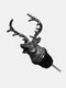 1 PC Deer Head Pourer With Detachable Design Good Gloss And Elegant Pourer Electroplating Process Creative Cork Pourer Four Colors - Black