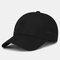 सांस लेने योग्य बेसबॉल कैप आउटडोर छाया त्वरित सुखाने वाली टोपी आरामदायक टोपी - काली