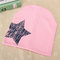 Baby Toddler Kid Cute Star Print Hat Girls Boys Beanie Cap - Pink