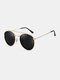 Unisex Metal Full Frame Double Beam High-definition Polarized UV Protection Sunglasses - #01