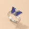 Fashion Funny Mood Ring Unicorn Butterfly Temperature Emotion Feeling Changing Color Ring - 03