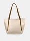 JOSEKO Women's Faux Leather Korean Messenger Bag Large Fashion Multifunctional Tote Bag - Brown