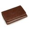 RFID Antimagnetic Genuine Leather Vintage Multi-Card Slots Tri-fold Wallet For Men - #04