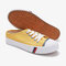 Women Canvas Slip Resistant Half Drag Flat Slip On Casual Shoes - Yellow