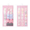 Oxford Cloth Storage Bag Wall-Mounted Dormitory Double-Sided Underwear Socks Bra Storage Bag - Pink