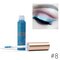 10-Color Flash delineador de ojos líquido Shiny Pearlescent Colorful Eyeliner Eye Maquillaje - 8