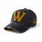 Men Women Baseball Cap Trucker Cap Sport Snapback Washed Hip-hop Adjustable Hat - Black
