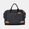 Men Multi-Layers Multi-pocket 13.3 Inch Laptop Bag Crossbody Bag Handbag - Black