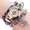 Vintage Bracelet Quartz Watch Individual Rhinestone Dial Watch Leather Watch For Women - 03