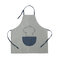Multifunction Waterproof Kitchen Apron Sleeveless Cotton Linen Cooking Work Cloth for Home Kitchen Tool Working Tool - #4