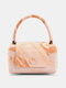 Women's PU Cloud Crossbody Bag Small Fashion Graffiti Ins Portable One Shoulder Crossbody Small bag - #01