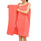  150*80cm Women Summer Microfiber Soft  Cozy Beach Towel Able Wear Sexy Hot Spas Bathrobe Skirt - Peachpuff