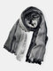 Unisex Cotton Linen Literary Style Striped Couple Shawl Scarf Silk Scarf - #01