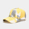 Tie-dye Baseball Cap Fashion Leisure Shade Hat - Yellow