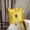 Women  Large-Capacity Multi-Functional Canvas Shoulder Bag Handbag  - Yellow