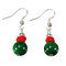 Ethnic Style Jewelry Alloy Turquoise Agate Earrings - Green