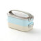 Durable Stainless Steel Seal Thermal Insulated Lunch Box Food Container Storage Box - Blue