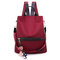 Women Oxford Cloth Anti-theft Large Capacity Backpack  - Red