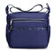 Women Nylon Casual Outdoor Crossbody Bag Shoulder Bag  - Dark Blue