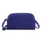 Women PU Leather Solid 8 Card Slot Card Bag Multi-slot Phone Bags Leisure Crossbody Bags - Dark Blue