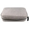 Handheld Phone USB Cable Case Storage Bag Memory Card Charger Shockproof Container - Grey