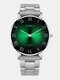 Jassy 16 Colors Stainless Steel Business Casual Roman Scale Color Gradient Quartz Watch - #07
