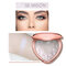 Heart Shimmer Highlighters Palette Lasting Glow Face Highlighter Powder For 3D Face Makeup - 02