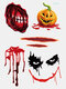 Halloween Temporary Tattoo Sticker Party Atmosphere Props Horror Wound Scars Tattoo Transfer Paper - #01