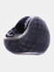 Men Winter Earmuffs Wool Earmuffs Rear-wear Foldable Plush Earmuff - #01
