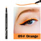 12 Colors Liquid Eyeliner Pen Fluorescence Long-lasting Waterproof Eyeliner Pen Eye Makeup - Orange