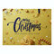 Serie de impresión dorada Alfombrillas de algodón navideñas Alfombrilla de tela para el hogar Suministros de cocina Alfombrilla occidental - #1