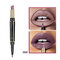 Double Head Colorful Lipstick Lip Liner Pen Long-Lasting Moisturizing Lip Stick Pen Lip Makeup - 09