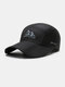 Men Ultra-Thin Quick Drying Folding Hiking Cap Sunshade Travel Sun Protection Folding Mesh Baseball Hat - Black