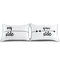 2PCS White Cotton Home Hotel Decor Standard Pillow Cases Bed Throw Cushion Cover - #4