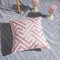 Pink Hand Knitting Pattern Linen Pillow Case Home Fabric Sofa Mediterranean Cushion Cover - #2