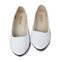 Big Size Suede Candy Color Pure Color Pointed Toe Light Ballet Flat Shoes - White