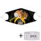 Halloween 2Pcs PM2.5 Filter Dustproof Mask With Breathing Valve Mask Food Mask Pattern - 04