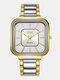 7 colores Aleación de acero inoxidable Hombres Moda de negocios informal Watch Impermeable Cuarzo Watch - #06