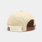 Men & Women Brimless Caps Hip-hop Hats Fasion Skull Caps Round Wheel Logo - Beige