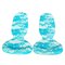 1 Pair Soft Extra Sticky Lace Women Shoe Heel Inserts Insoles Pads 4 Colors - Blue