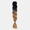 HalloweenColored Gradient Dirty Braids High Temperature Fiber Big Braids Ponytail Hair Extensions - 33