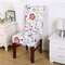 Capa Esticada Para Cadeira de Modelo Floral Contratada Moderna Decoração Doméstica - #1