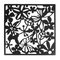 12pcs For Home Fashion Butterfly Bird Flower Hanging Screen Partition Divider Panel Room Curtain Home White/Black - Black