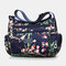 Women Floral Large Capacity Waterproof Casual Crossbody Bag Shoulder Bag - #04
