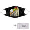 2Pcs PM2.5 Filter Food Mask Pattern Dustproof Mask With Breathing Valve Mask - 02