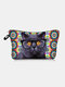 Portable Cat Starry Sky Printed Makeup Bag Travel Women Wash Storage Bag - #02