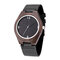 Luxury Wood Genuine Leather Watches Sandalwood Quartz Wristwatches Punk Skull Casual Watch for Men - #01